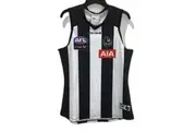 Cotton On AFL Collingwood Magpies Jersey Vest Sleeveless Top Ladies Size 6 NEW