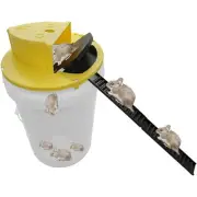 Mouse Trap Flip and Slide Bucket Lid Mice Rat Trap For Indoor Outdoor Multi