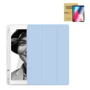 StylePro Combo, iPad 10th and 11th Generation 10.9" Folio Case + Screen-Protector, Ice Blue