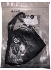 STANCE Solid Reversible Face Mask (OSFA, Black/Grey)