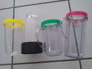 ORIGINAL Magic Bullet Set - 8 pieces BRAND NEW Never Used Mugs and Blender Parts