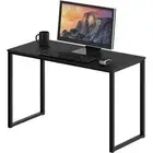 SHW Mission Home Office 32-Inch Computer Desk Black