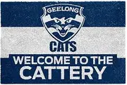 Geelong Cats AFL Doormat for Home Man Cave Bar BBQ