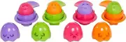 TOMY Toomies Hide and Squeak Egg and Spoon Set Baby Toy, Educational Shape Sorte