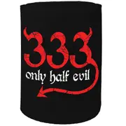 Alcohol Stubby Holder - 333 Half Evil Devil - Funny Novelty Birthday Gift Joke Beer Can Bottle