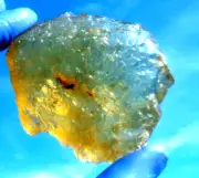 Libyan Desert Glass Meteorite Tektite impact specimen( 750 crt)Yellow Gem AAAA