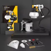 Paint Sprayer, 500W Power Electric Spray Paint Gun, 1200ML, 4 Nozzles, 3 Pattern