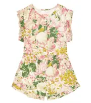 [The Animals Observatory] The Animals Observatory Squirrel floral cotton playsuit Y 12 multicoloured