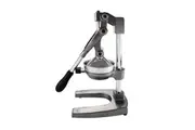 Manual Hand Press Juicer Grey Commercial 304 Stainless Steel Fruit Extractor Squeezer Orange Citrus Juicer Presser with Non Slip Base Elongated Handle