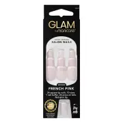 Glam by Manicare Square Press On Nails Kit (French Pink) - Medium
