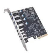 8Port USB Hubs PCIE USB3.2 Card 20Gbps Total Bandwidth (4xUSB C+4xUSB