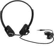 Computer Headset,Strong Pickup Function Anti Electromagnetic Interference Customer Service Chat for Voice Calls Comfortable Over-Ear PC Headphones for PC,Classroom, Home or