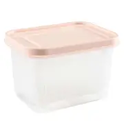 Drain Storage Box with Sealed Lid PP Refrigerator Food Storage Container for Scallion Ginger Garlic,Beige