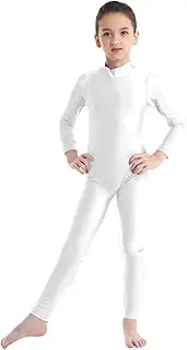 [Sxiwei] Girls Full Body Unitard Spandex Zentai Costume One Piece Gymnastics Leotard Catsuit Dancewear Jumpsuit