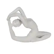 Maine & Crawford Yogi 18x16cm Resin Ornament Sculpture Home Tabletop Decor White