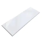 Duratile 10 x 30cm 1.02m² White Gloss Subway Wall Tile - 34 Carton