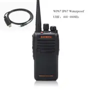 Anysecu WP-67 IP67 UHF 400-520mhz 5W Two Way Radio with Programming Cable