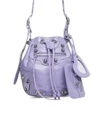 Balenciaga Le Cagole XS Bucket Bag in Light Purple