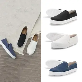 【FUFA Shoes 富發牌】日系素色男款懶人鞋-黑/白/牛仔藍 2FR31(男鞋/懶人鞋男/厚底懶人鞋/小白鞋/通勤鞋)