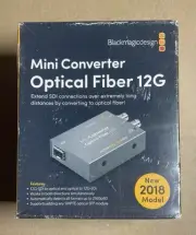 Blackmagic Design Mini Converter Optical Fiber 12G - BRAND NEW