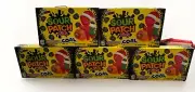 5 Boxes Sour Patch Kids Coal Black Raspberry Soft Chewy Christmas Candy 3.1 oz