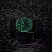 2024 Men's Military Pilot Quartz Watch Luminous Waterproof Leather