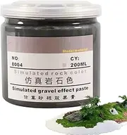 Miniature Basing Material,200ml Miniature Basing Earth Texture Sand Mud - Crafting Beginners Making Plain Wilderness Desert Scenery Tool for Home, School