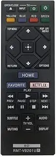 New RMT-VB201U Replaced Remote Control for Sony Blu-Ray BD Disc DVD Player BDP-S3700 BDP-BX370 BDP-S1700 RMTVB201U BD-BX370 BDP-S1700ES 149312311 BDP-BX150 BDP-BX350 BDP-BX550