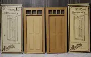 4 Panel Dollhouse Fairy Doors Miniature Wooden 6001 Gnome Sprite Garden