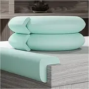Corner Protectors，Foam Edge Protectors， Furniture Edge and Corner Guards, Edge Guards Padding with Adhesive, Foam Wall Edge Protector, Bumper Table Edges Sharp Corners,(Green B,1pcs)