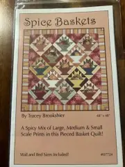 Spice Baskets Quilt Pattern Tracey Brookshier New (brk124)