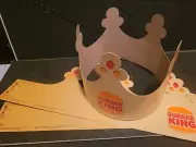 Burger King Crowns 3 Paper Crowns Send In a box.