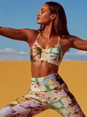 Sports Bra & Crop Tops for Women. Running Bare Activewear - Blaze Push Up Sports Bra