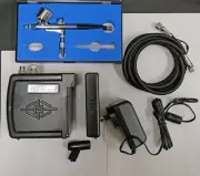 HSeng Portable Mini Air Compressor w/Airbrush