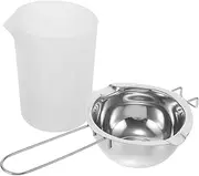 KONTONTY 1 Set DIY Candle Making Kit Aromatherapy Wax Melting Pot with Measuring Cup for Creative Candle Crafts Friends Family for Beginners DIY Enthusiasts