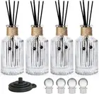 Reed Diffuser Bottle Glass Diffuser Bottles 8oz/250ml Set of 4 Empty Essential O