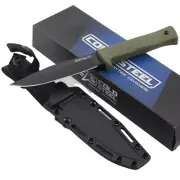 Cold Steel SRK Compact Fixed Blade Knife SK5 Carbon Steel Clip Point OD Green