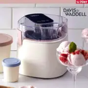 DAVIS & WADDELL 1.4L DIGITAL ELECTRIC ICE CREAM MAKER Homemade Frozen Desserts
