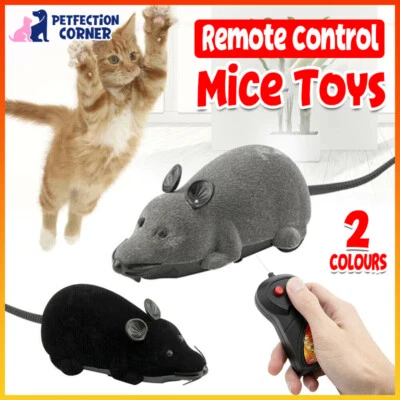 Remote-Controlled Electronic Rat Toy for Cats and Puppies - The Ideal Gift