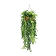 Artificial Hanging Fern Display – UV Resistant (45cm x 125cm)