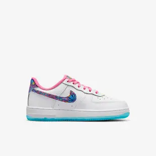 【NIKE 耐吉】休閒鞋 運動鞋 FORCE 1 LOW ASW PS 男鞋 女鞋 中童 粉藍(FJ3483100)