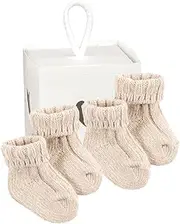 [PASINI FASHION] 2 Pairs of Baby Socks with Cashemire - Baby Collection - Soft and Warm in Gift Box