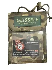 GEISSELE CREDENTIAL BADGE ID CELL LANYARD HOLDER MULTICAM CAMO Shot Show NEW