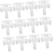 OSOLADY 12 Pack Vertical Blind Tabs Replacement Fix Vertical Blinds Simple Structure PVC Material No Weight Addition