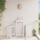 vidaXL Bar Stools 2 pcs White 40x36x75 cm Solid Wood Pine HEE