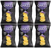 6 CHAZZ MAGIC TRUFFLES Flavor Kettle Potato Chips Crisps Snacks 90g 3.1oz
