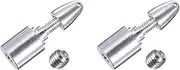 sourcing map RC Plane Airplane Spinners, 2mm Fastening Propeller Adapter Saver with 2 Machine Screws for Shaft Brushless Motor Speed Controllers, Pack of 2