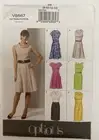 Vogue V8667 Misses/Misses Petite Dress Sewing Pattern 8-14 Uncut