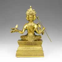在飛比找Yahoo!奇摩拍賣優惠-佛像純銅泰國四面佛擺件大梵天王佛像有求必應佛印度神像泰式裝飾