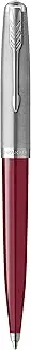 Parker 51 Ballpoint Pen | Burgundy Barrel with Chrome Trim | Medium Point with Black Ink Refill | Gift Box